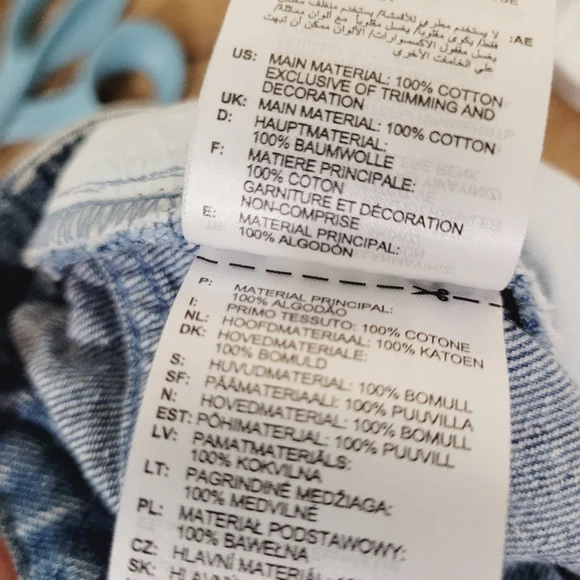 Adidas X KSENIASCHNAIDER Denim Fray Mini Skirt - Picture 8 of 8